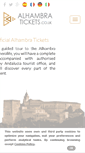 Mobile Screenshot of alhambratickets.co.uk